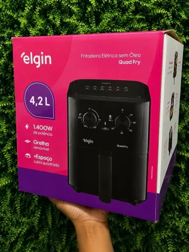 Airfryer Elgin 4L de 127V Nova Lacrada
