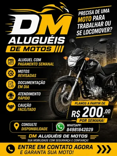 ALUGUEL DE MOTOS