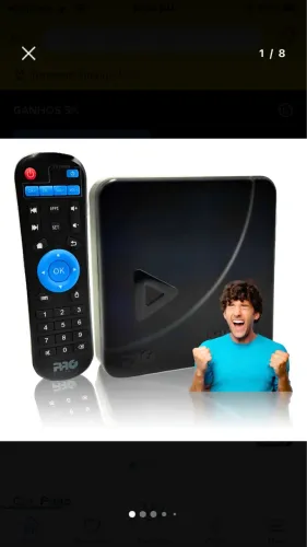 Tv Box top não trava 