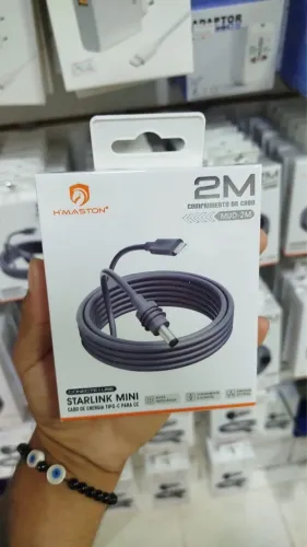 Cabo Para Carregar Starlink Mini de Alimentação DC Para USB-C Tipo C Carregamento
