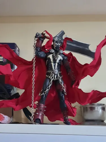 Spawn mk11 original com capa e correntes.