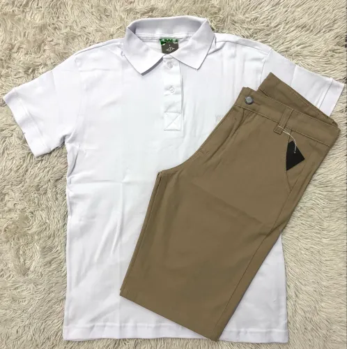 Kit Camisa Polo e Bermuda Sarja 