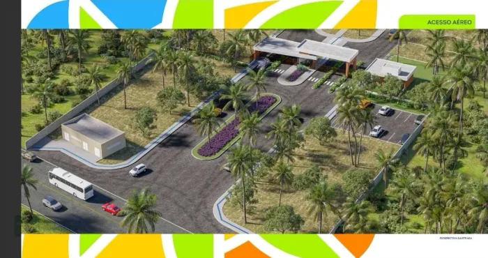 CONDOMÍNIO MALIBU. DOIS TERRENOS VIZINHOS 281,53m² + 286,43m². TOTAL  567,96 m²
