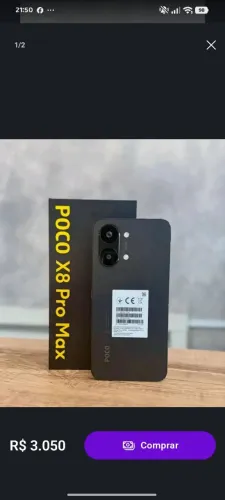 Celular Poço X8 Pro Max