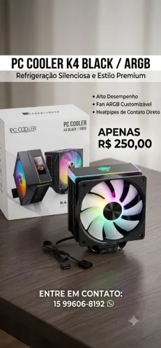 Air Cooler PC Cooler K4 White / ARGB