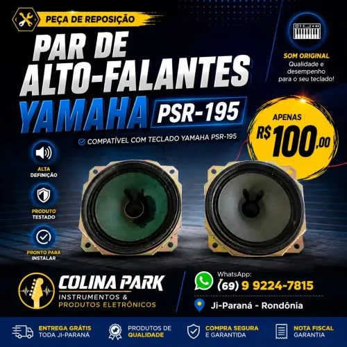 Par Alto falante Teclado Yamaha PSR 195