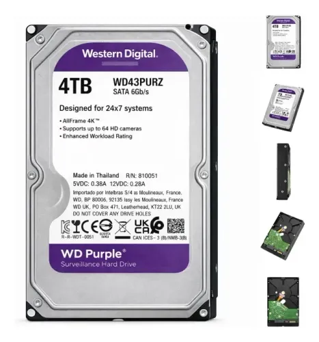 HD Wstern Digital Purple - 4TB