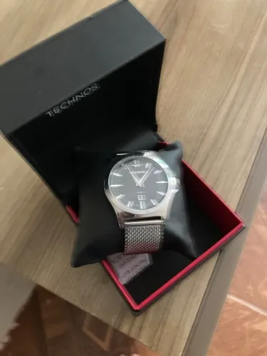 Relógio TECHNOS PRATEADA PULSEIRA RASTEIRA PRATA 