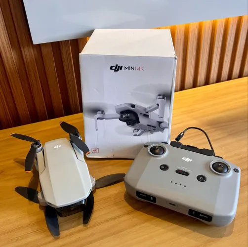 Drone DJI Mini 4K com controle e caixa - Excelente estado