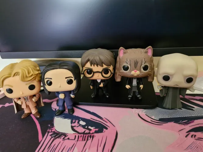 Funko pop harry potter, hermione, lucio, lockhart, snape