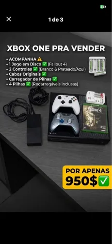 XBOX ONE PARA VEMDER RÁPIDO ?
