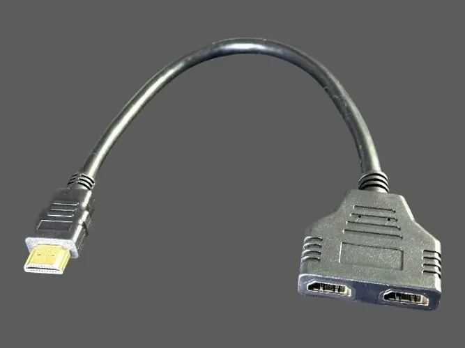 Cabo Adaptador Multiplicador Splitter HDMI 1 Entrada para 2 Saídas