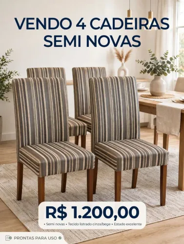 4 Cadeiras
