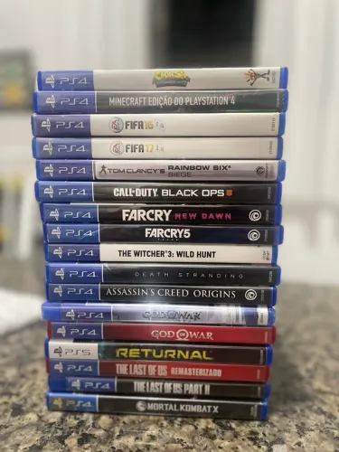 Jogos PlayStation 4 e PlayStation 5
