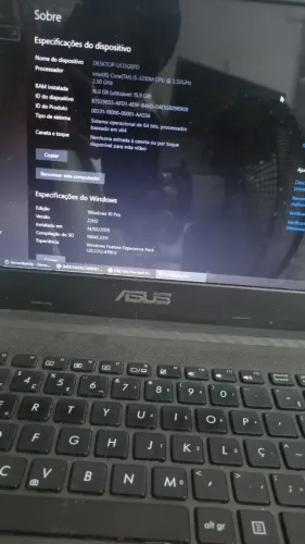 Notebook i5 Asus