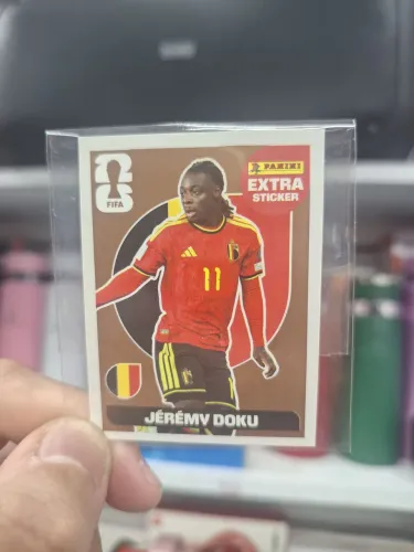 Card Bronze do Jérémy Doku - Copa do Mundo 2026