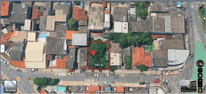Terreno 14,5 x 18,5 em Magalhães Bastos (268m²)