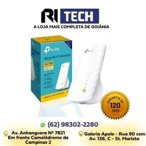 Extensor Repetidor de Sinal Tp-Link RE200 AC750mbps Wifi Dualband 5g