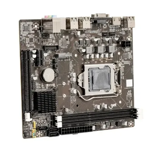 Placa-Mãe Get H61 DDR3 M2 LGA 1155, Suporte Intel 2°/3° Geração, SATA M.2 HDMI VGA USB 2.0