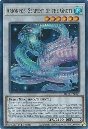 Yugioh!!! Arionpos, Serpent of the Ghoti PT088-DABL Ultra Rare