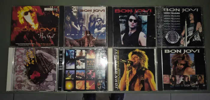 8 CDs raros Bon Jovi