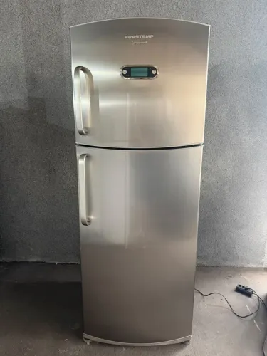 Geladeira Brastemp frost free inox 440 litros