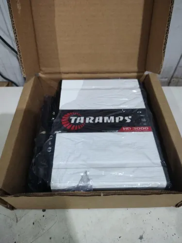 Força Taramps hd300 2 ohms zero na caixa nunca usado valor 500 reais telefone *23