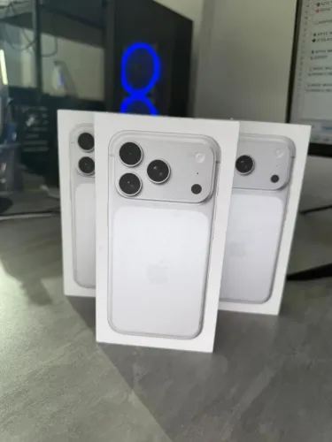 APARELHO NOVO IPHONE 17 PRO PRATA!