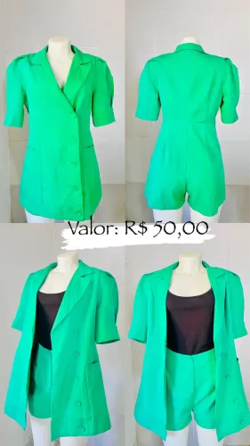 Blazer e Macacão 2 em 1.