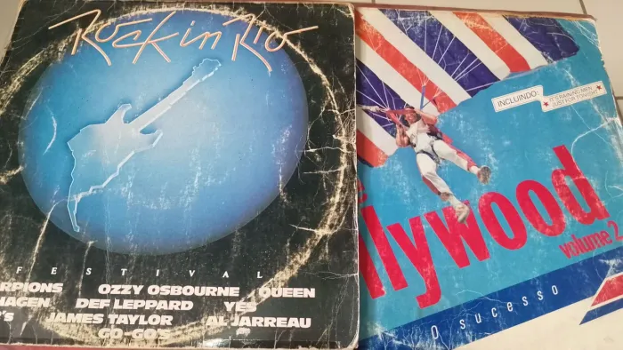 Vinil Hollywood e Rock n Rio