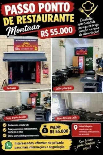 Passo ponto lanchonete e restaurante .