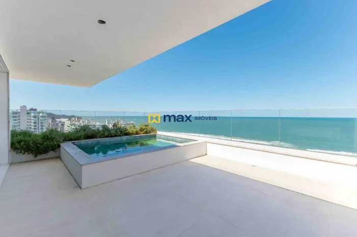 Cobertura exclusiva com vista mar na Praia Brava, Itajaí 4 suítes, 4 vagas