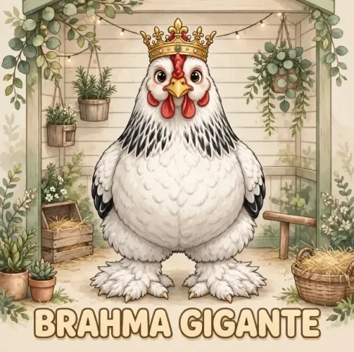 Galinhas Brahma gigante