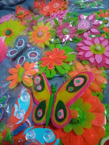 Efeites artesanais para cabelos de crianças