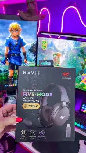 Headphone Havit gamer com problema no microfone o restante tudo funcionando