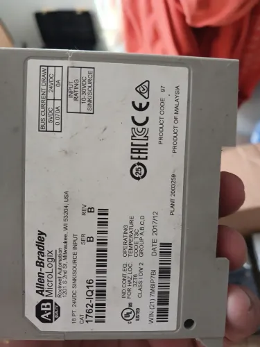 Allen Bradley 1762-IQ16 módulo 16 entradas Digitais