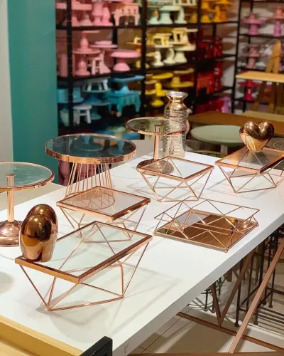 Boleiras de Ferro Rose Gold