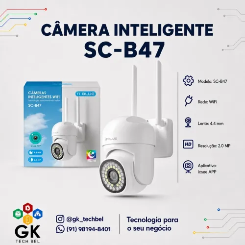 Câmera Wifi Inteligente (entrega gratis)