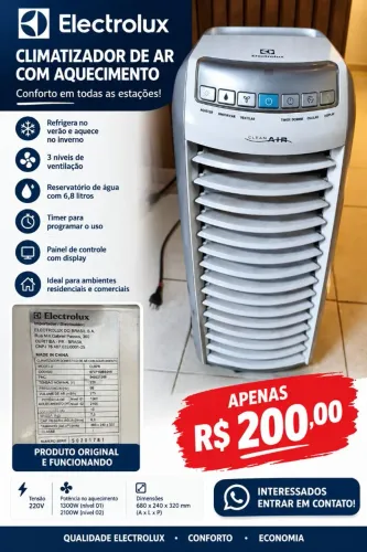 Venda de aquecedor Electrolux 