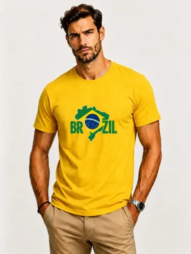 Camisa Personalizada Brasíl