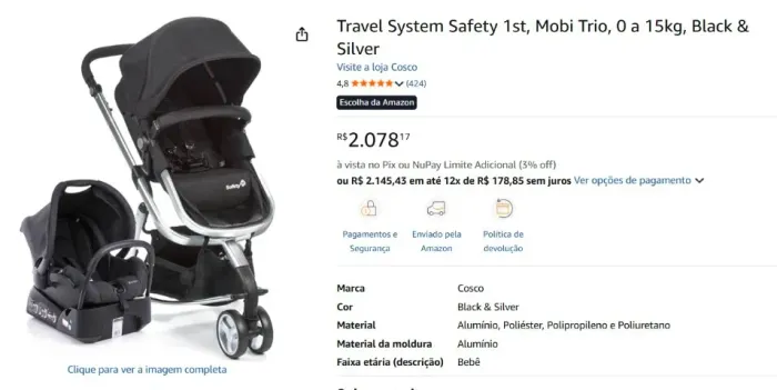 Carrinho de bebê