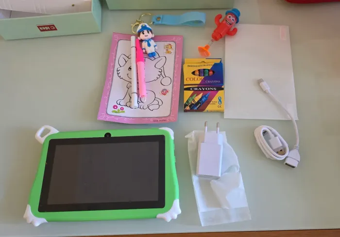 Tablet Infantil, marca C Idea, modelo CM86, 8 Gb, 256 Gb, verde