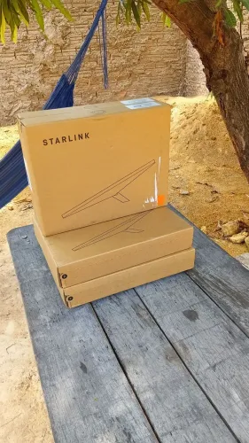 Starlink mini e acessórios