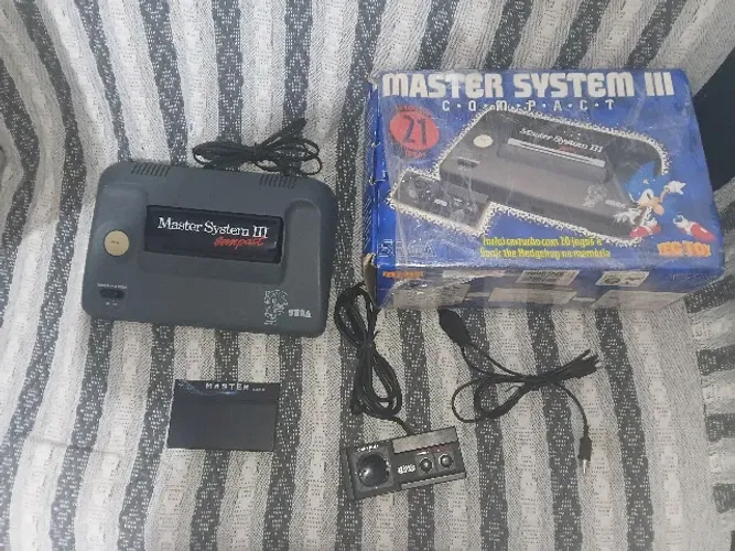 Master System 3 + Everdrive com varios jogos