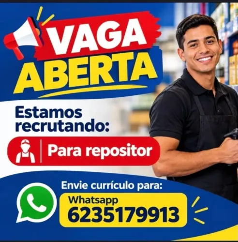 Vaga de emprego Repositor de Mercadorias