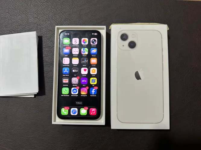 iPhone 13 128 com nota e acessórios