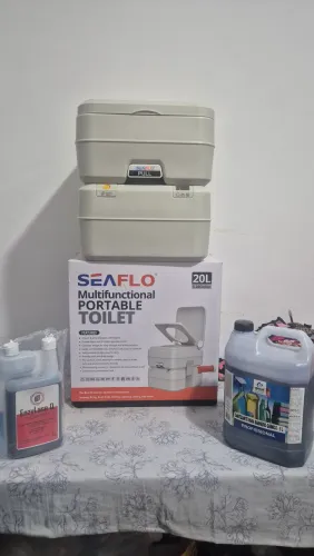 Banheiro portátil de camping 20L Novo na caixa