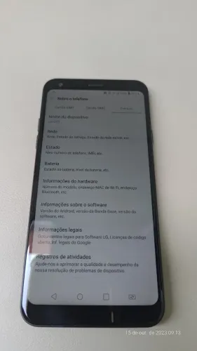 Lg Q7+ 2018 4gb ram 64gb interno biometria desbloqueado sem fonte