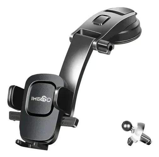 Suporte Veicular Ampla Compatibilidade Rotação 360° Imenso Cor Preto IMS-344