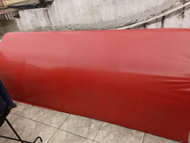 Toldo fixo de lona